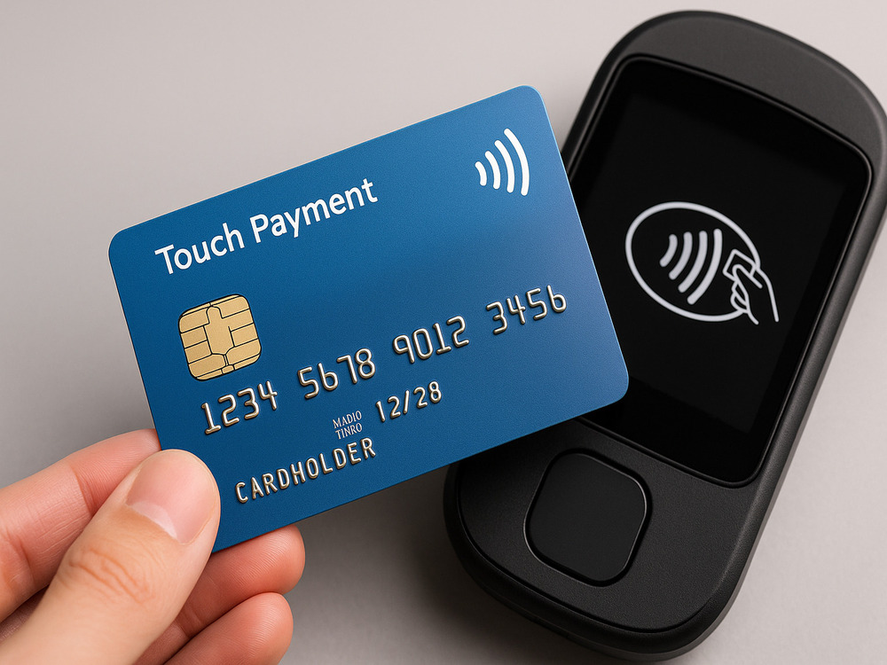 タッチ決済カードのイメージ図