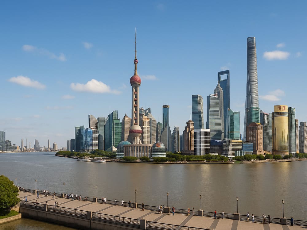 上海　昼間の外灘