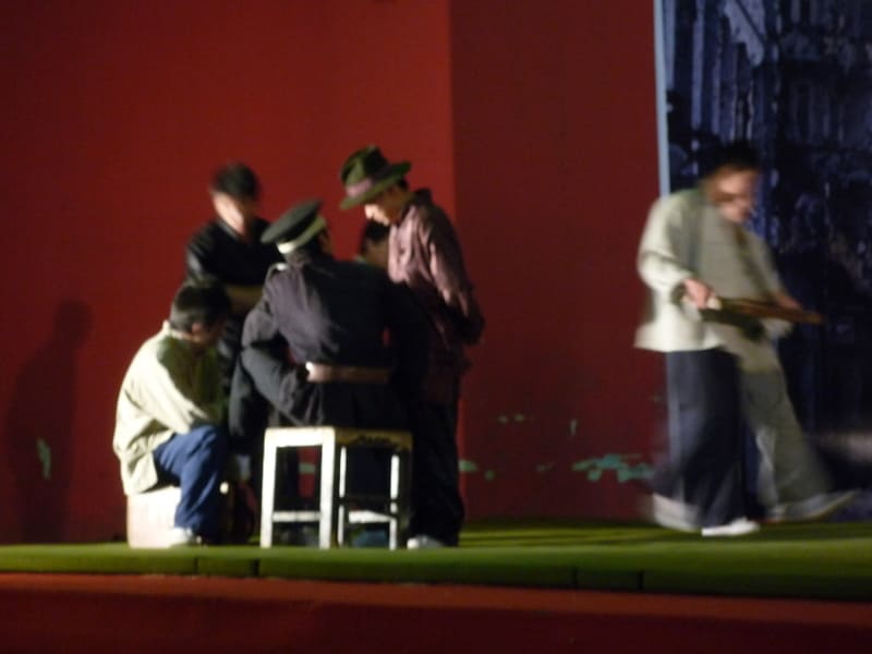 上海影視楽園 中国ドラマ撮影打合せ中