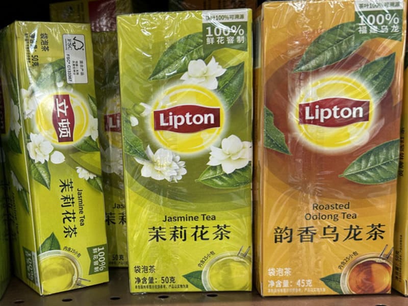 上海スーパーで購入したジャスミンティー